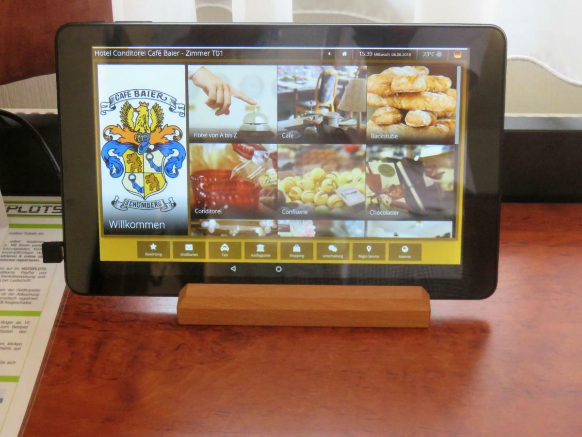 Hotel Conditorei Cafe Baier Schoemberg  Ngoại thất bức ảnh